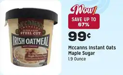 Grocery Outlet Instant Oats Maple Sugar offer