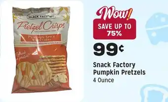 Grocery Outlet Pumpkin Pretzels offer