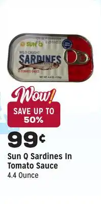 Grocery Outlet Sardines In Tomato Sauce offer