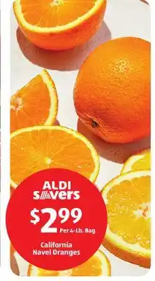 Aldi California Navel Oranges offer