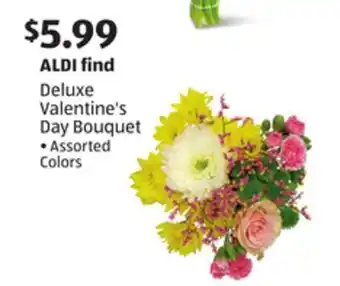 Aldi Deluxe Valentine's Day Bouquet offer