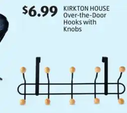 Aldi KIRKTON HOUSE Over-the-Door Hooks with Knobs offer