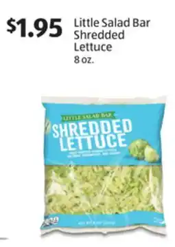 Aldi Little Salad Bar Shredded Lettuce offer