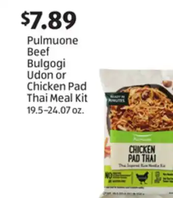 Aldi Pulmuone Beef Bulgogi Udon or Chicken Pad Thai Meal Kit offer