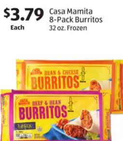 Aldi Casa Mamita 8-Pack Burritos offer