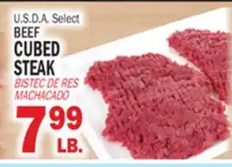 Bravo Supermarkets BEEF CUBED STEAK offer