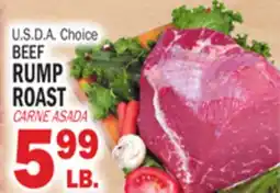 Bravo Supermarkets BEEF RUMP ROAST offer