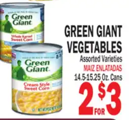 Bravo Supermarkets GREEN GIANT VEGETABLES offer