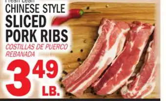 Bravo Supermarkets CHINESE STYLE SLICED PORK RIBS offer