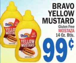 Bravo Supermarkets BRAVO YELLOW MUSTARD offer