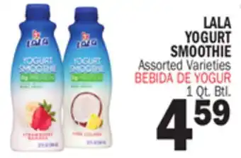 Bravo Supermarkets LALA YOGURT SMOOTHIE offer