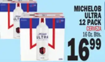 Bravo Supermarkets MICHELOB ULTRA 12 PACK offer