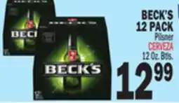 Bravo Supermarkets BECK'S 12 PACK offer