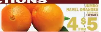 Bravo Supermarkets JUMBO NAVEL ORANGES offer