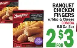 Bravo Supermarkets BANQUET CHICKEN FINGERS offer