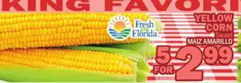 Bravo Supermarkets FRESH FROM FLORIDA YELLOW CORN offer