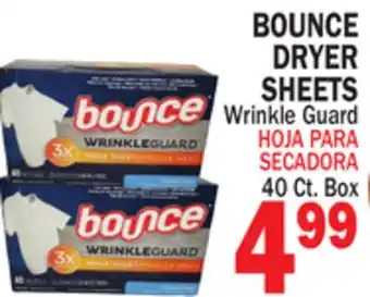 Bravo Supermarkets BOUNCE DRYER SHEETS offer