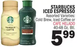 Bravo Supermarkets STARBUCKS ICED ESPRESSO offer