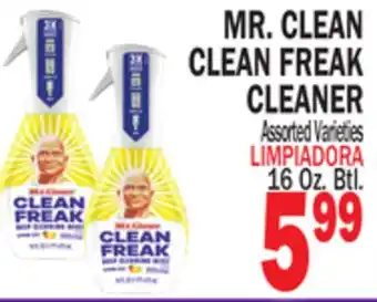 Bravo Supermarkets MR. CLEAN CLEAN FREAK CLEANER offer