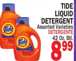 Bravo Supermarkets TIDE LIQUID DETERGENT offer