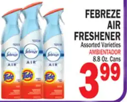 Bravo Supermarkets FEBREZE AIR FRESHENER offer