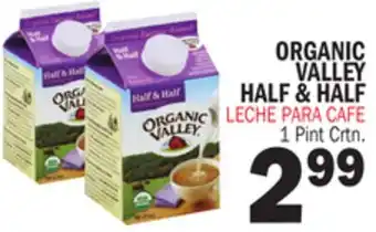 Bravo Supermarkets ORGANIC VALLEY HALF & HALF offer