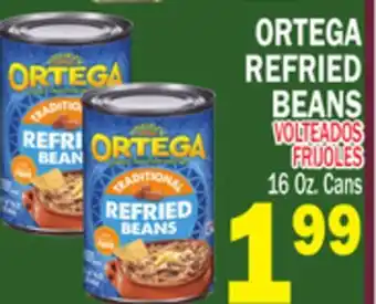 Bravo Supermarkets ORTEGA REFRIED BEANS offer