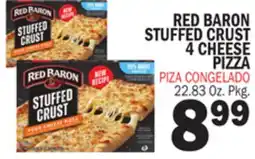 Bravo Supermarkets RED BARON STUFFED CRUST 4 CHEESE PIZA offer