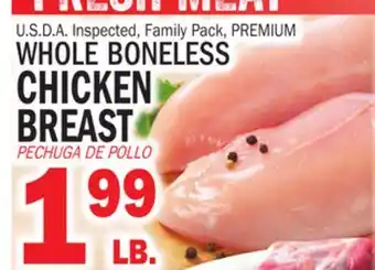 Bravo Supermarkets whole boneless CHICKEN CHICKEN BREAST offer