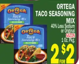 Bravo Supermarkets ORTEGA TACO SEASONING MIX offer