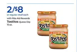 Rite Aid Tostitos Queso Dip offer