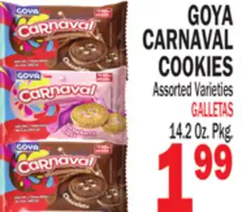 Bravo Supermarkets GOYA CARNAVAL COOKIES offer