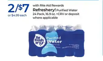 Rite Aid Refreshery! Purified Water offer