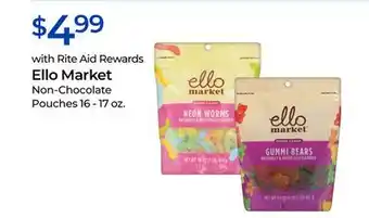 Rite Aid Ello Market Non-Chocolate Pouches offer