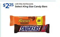 Rite Aid Select King Size Candy Bars offer