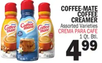 Bravo Supermarkets COFFEE-MATE COFFEE CREAMER offer