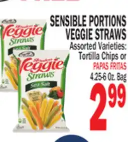 Bravo Supermarkets SENSIBLE PORTIONS VEGGIE STRAWS offer