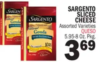 Bravo Supermarkets SARGENTO SLICED CHEESE offer