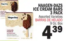 Bravo Supermarkets HAAGEN-DAZS ICE CREAM BARS 3 PACK offer