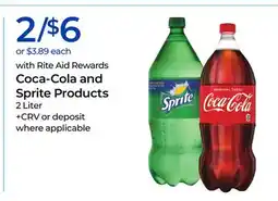 Rite Aid Coca-Cola and Sprite Products offer