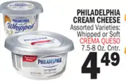 Bravo Supermarkets PHILADELPHIA CREAM CHEESE offer