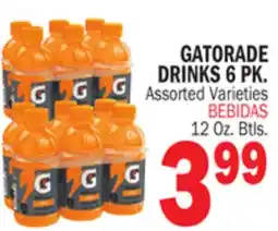 Bravo Supermarkets GATORADE DRINKS 6 PK offer