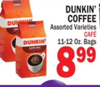 Bravo Supermarkets DUNKIN' COFFEE offer