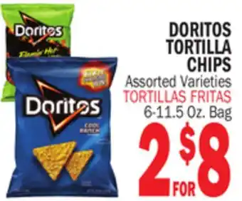 Bravo Supermarkets DORITOS TORTILLA CHIPS offer