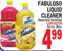 Bravo Supermarkets FABULOSO LIQUID CLEANER offer