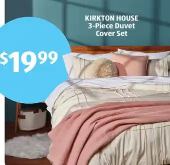 Aldi KIRKTON HOUSE 3-Piece Duvet Cover Set offer