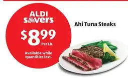 Aldi Ahi Tuna Steaks offer