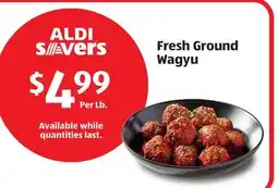 Aldi Fresh Ground Wagyu offer