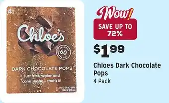 Grocery Outlet Dark Chocolate Pops offer