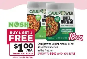 Grocery Outlet Caulipower Skillet Meals, 18 oz offer